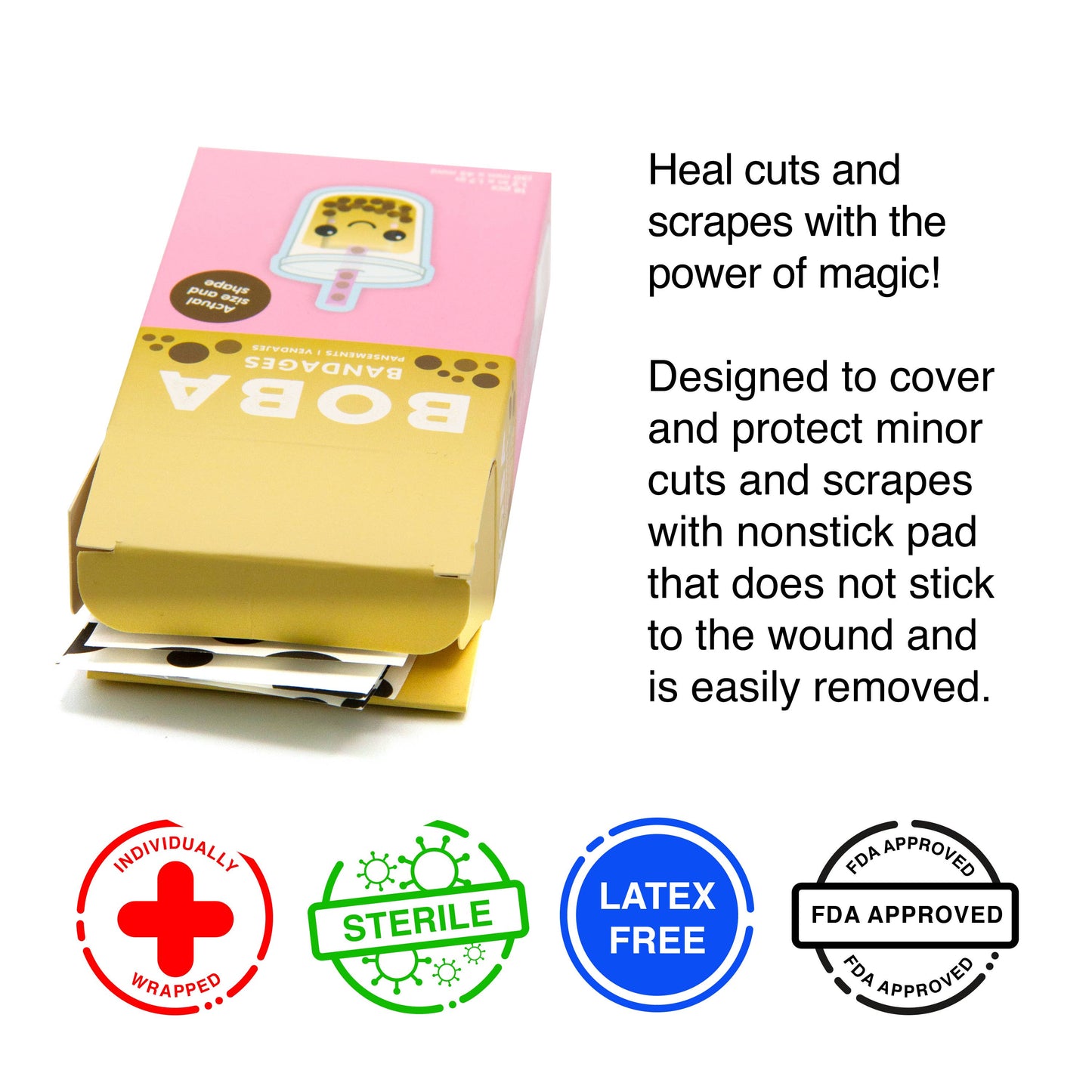 Boba Adhesive Bandages