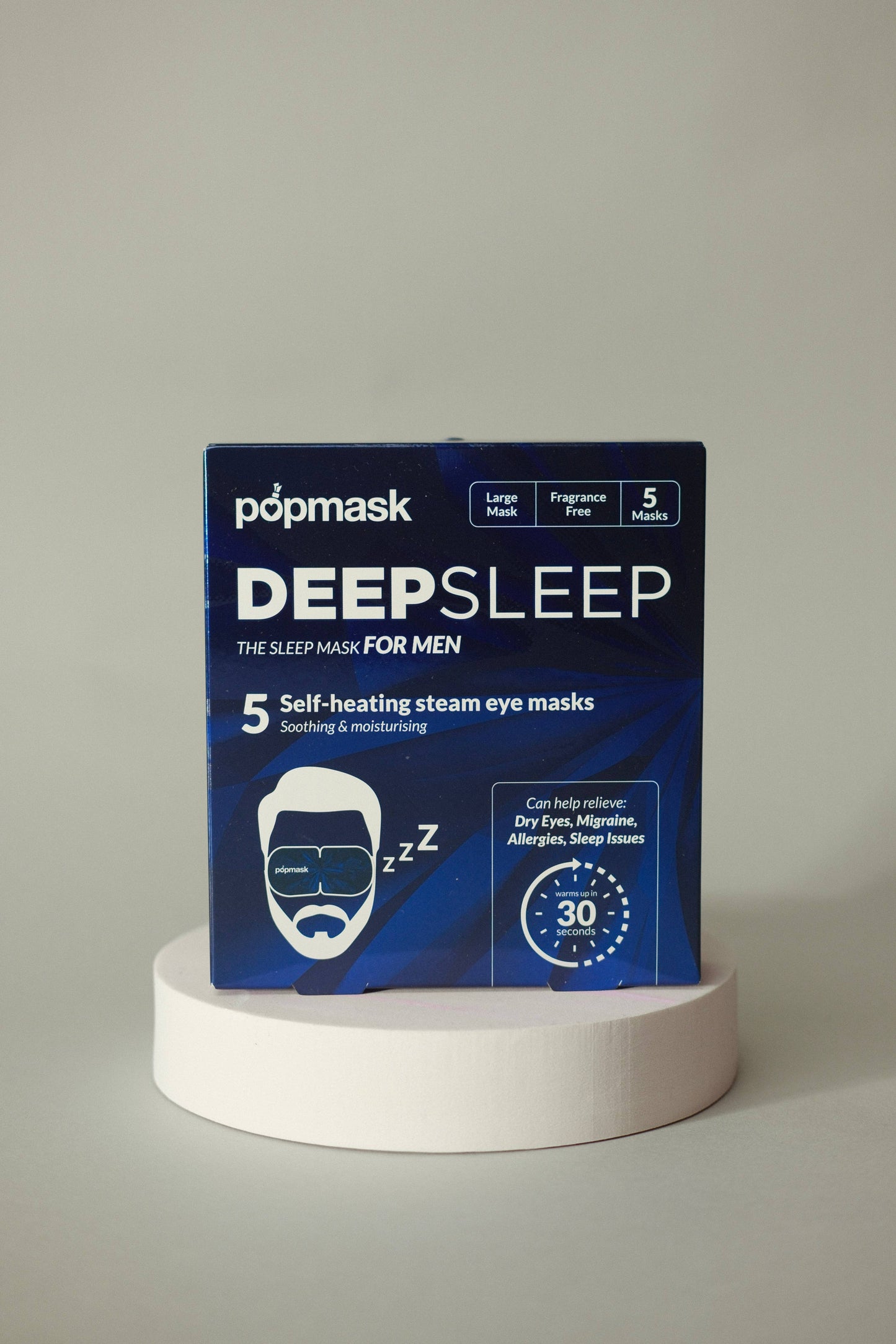 Deep Sleep Self-Heating Eye Masks for Men