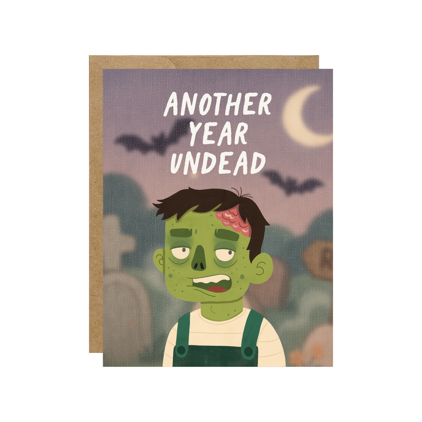 Another Year Undead Birthday Zombie Card