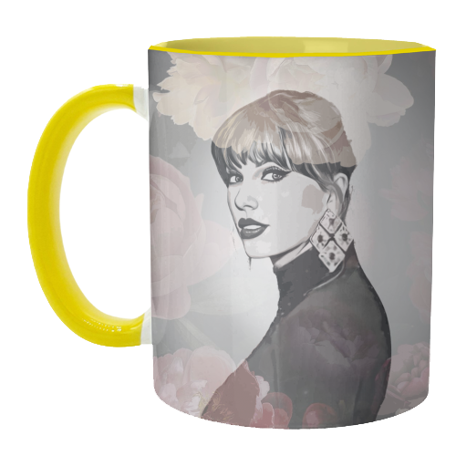 Mugs 'Floral T' by DOLLY WOLFE