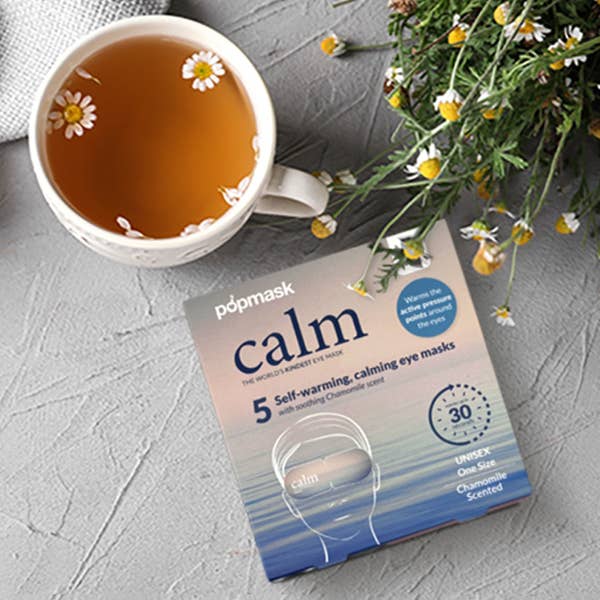 Calm Self-Warming Chamomile Scented Sleep Masks - 5-pack