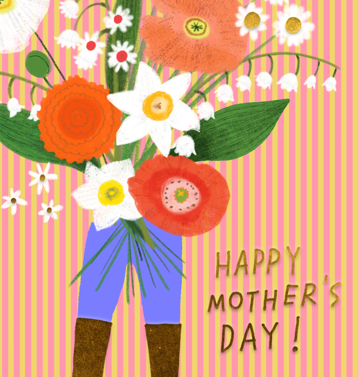GINORMOUS BOUQUET- Mother's Day Card
