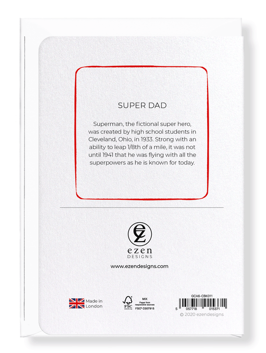 SUPER DAD: Greeting Card