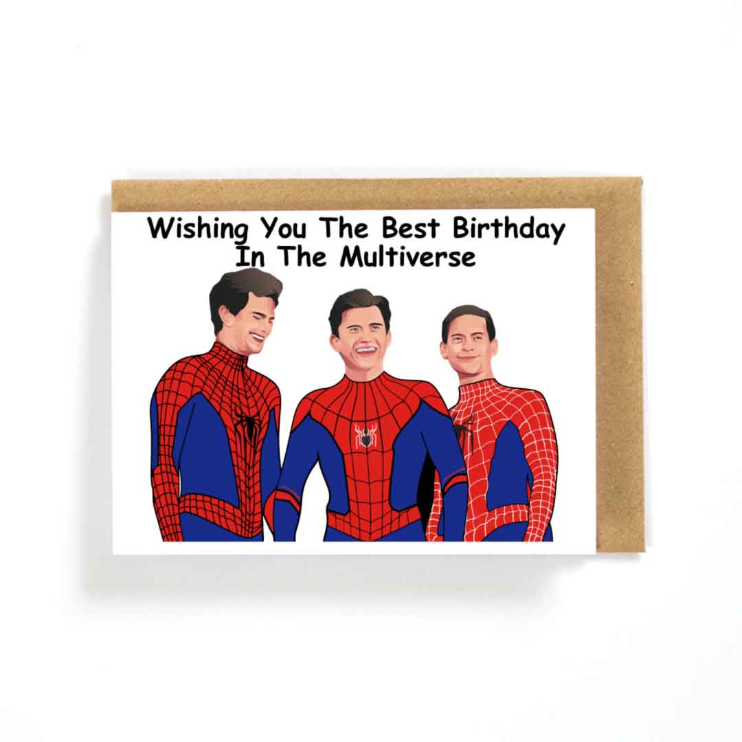 Spider-Man Multiverse Happy Birthday Card