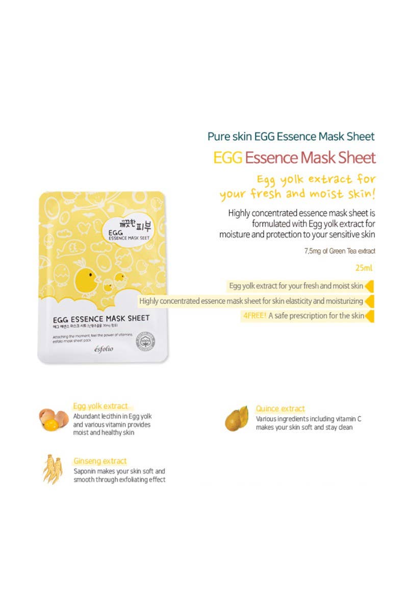 Essence Mask Sheet Egg