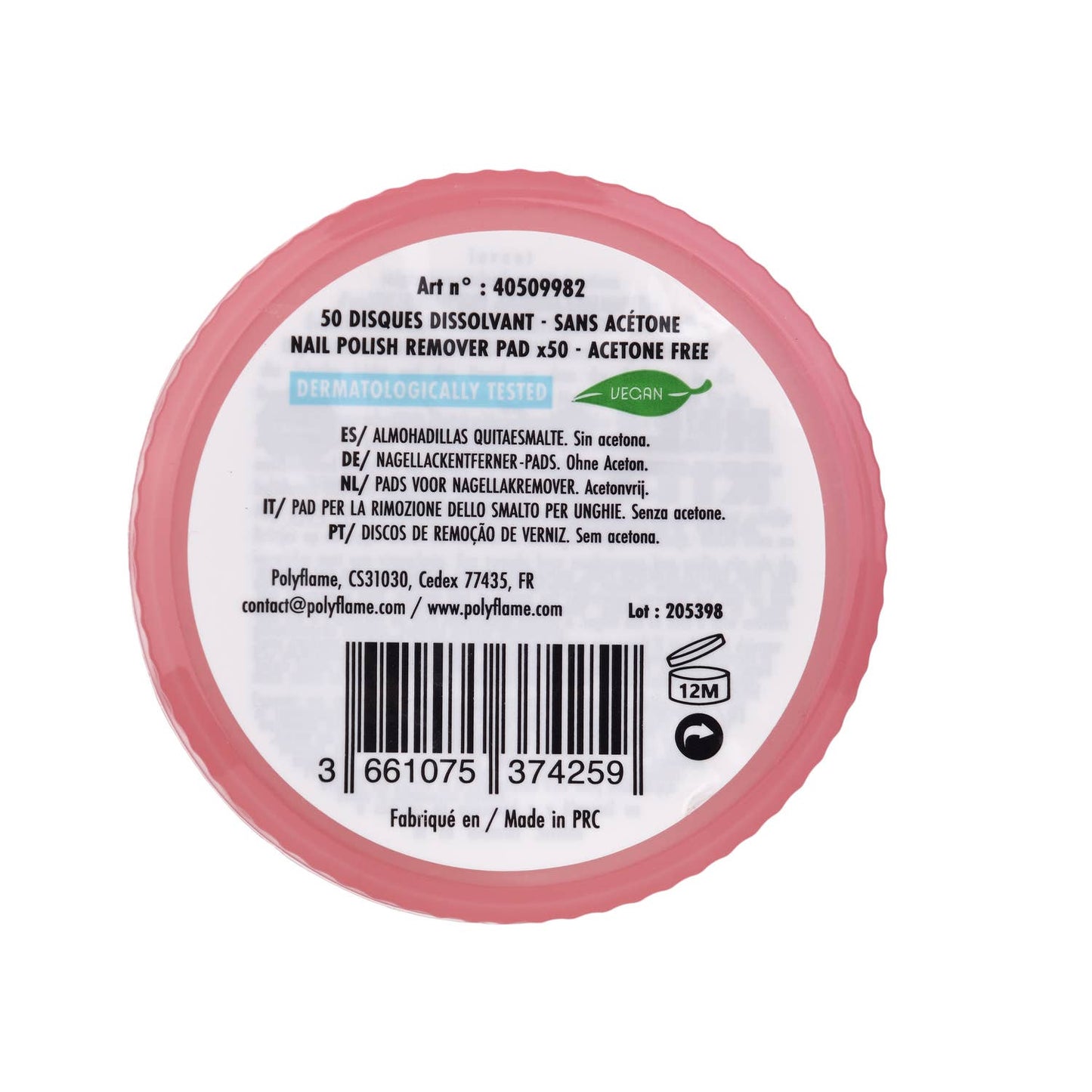 Hello Kitty & Friends Dissolving Discs Nail Polish Remover