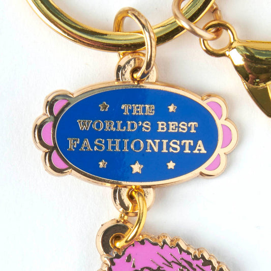 Peanuts World's Best Keyring Fashionista