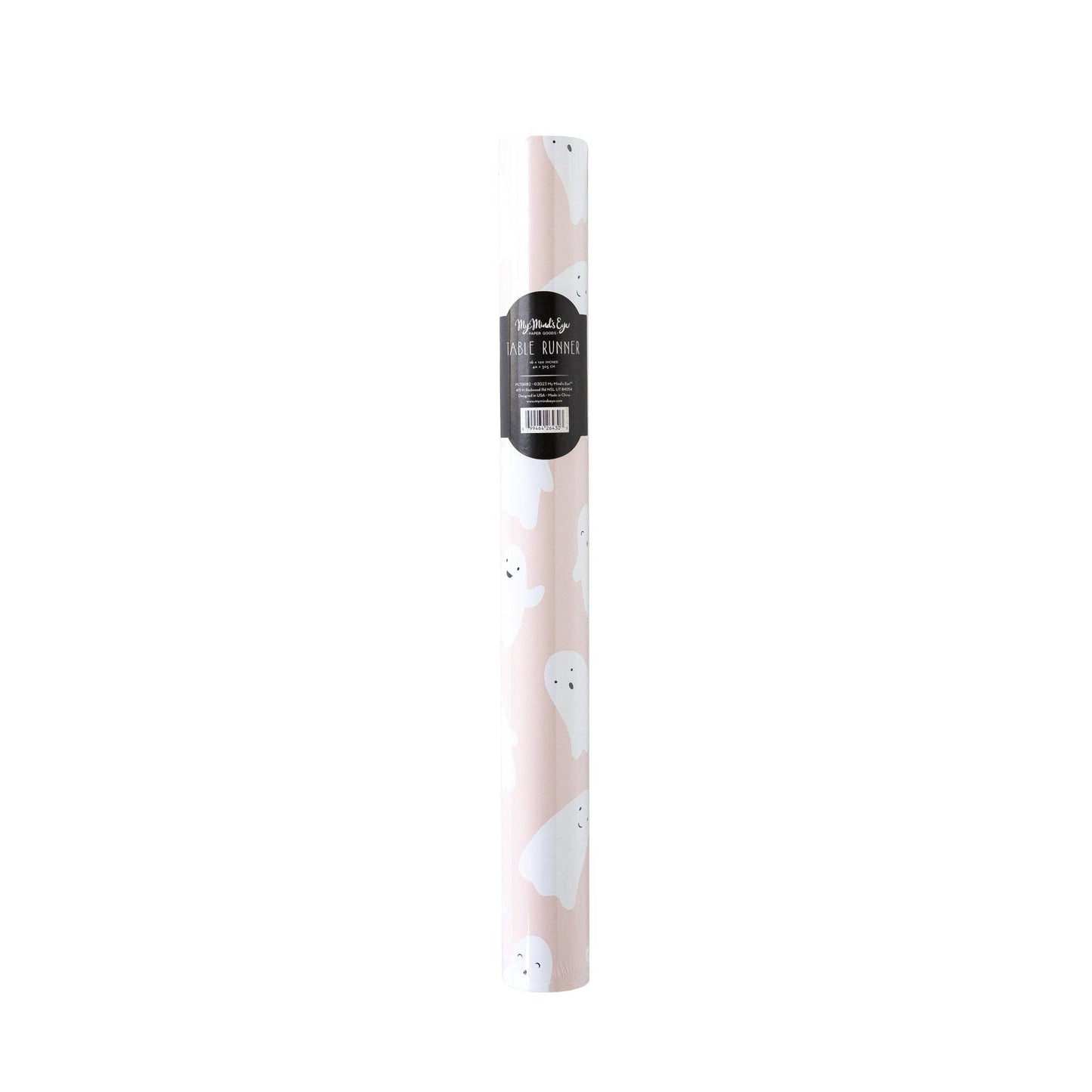PLTBR82 - Pink Ghosts Paper Table Runner