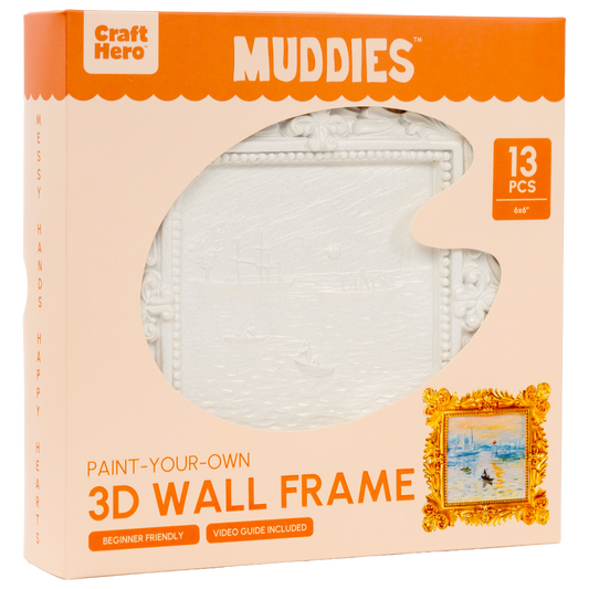 Muddies™ 3D Wall Frame Painting Kit — Sunrise