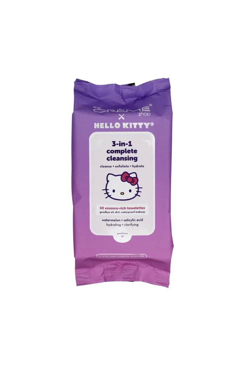 TCS HKCT9653 Hello Kitty 60 Cleansing Towelettes