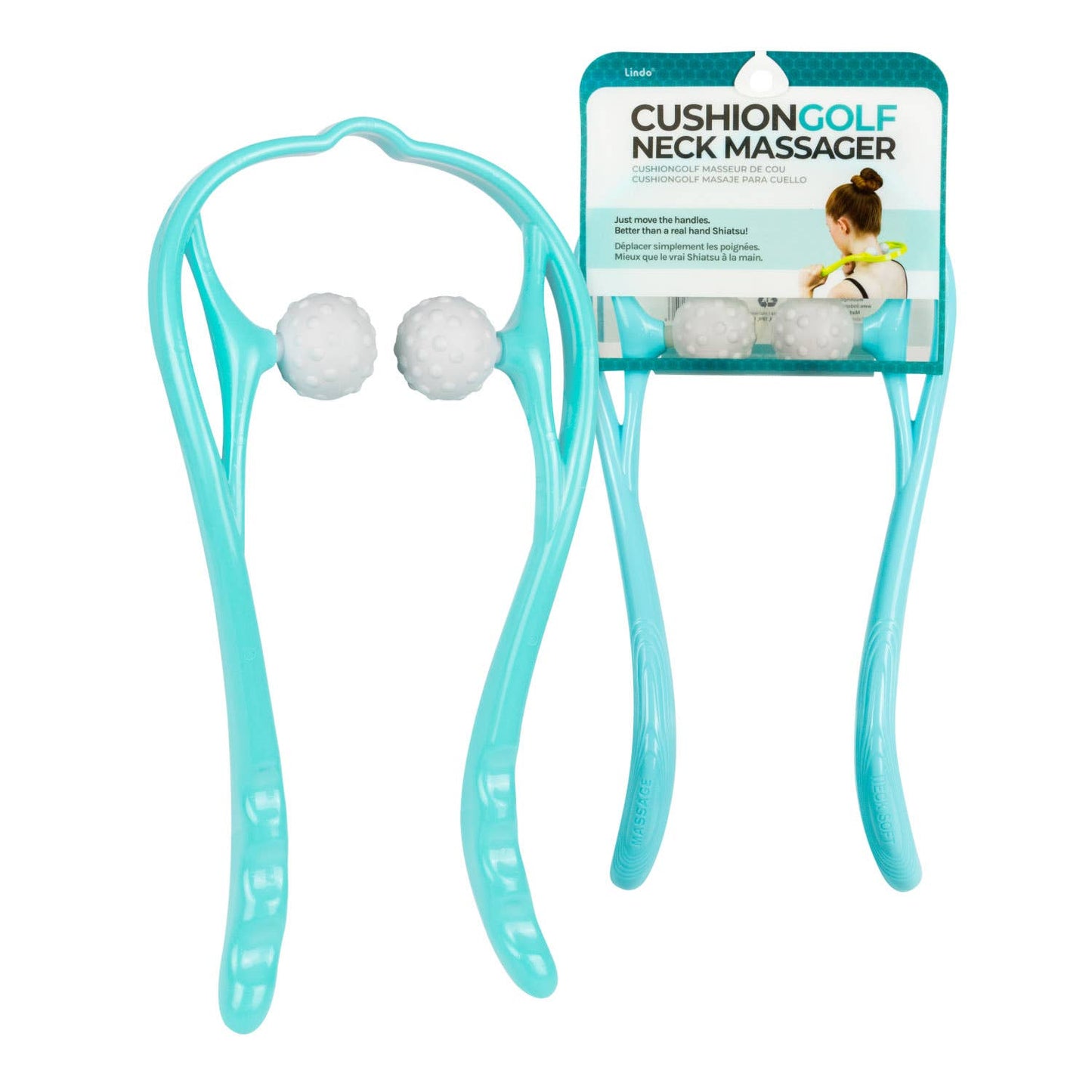 Lindo CushionGolf Neck Massager - w/ Soft Golf Germanium
