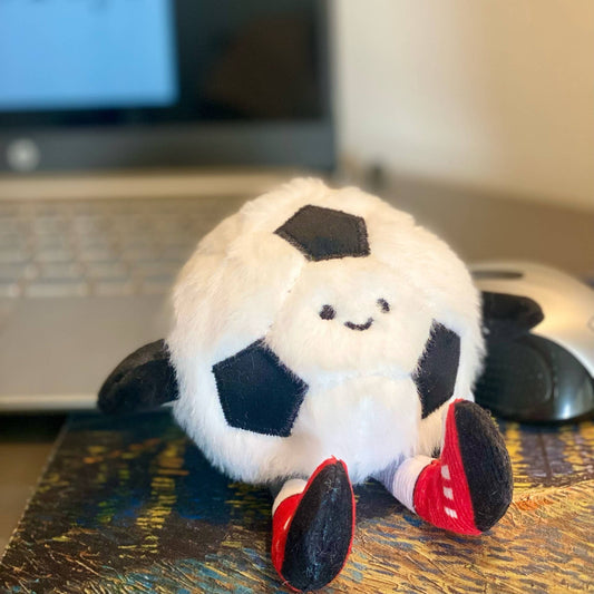 5" Sports Plush Keychain -basketball, baseball, tennis ball