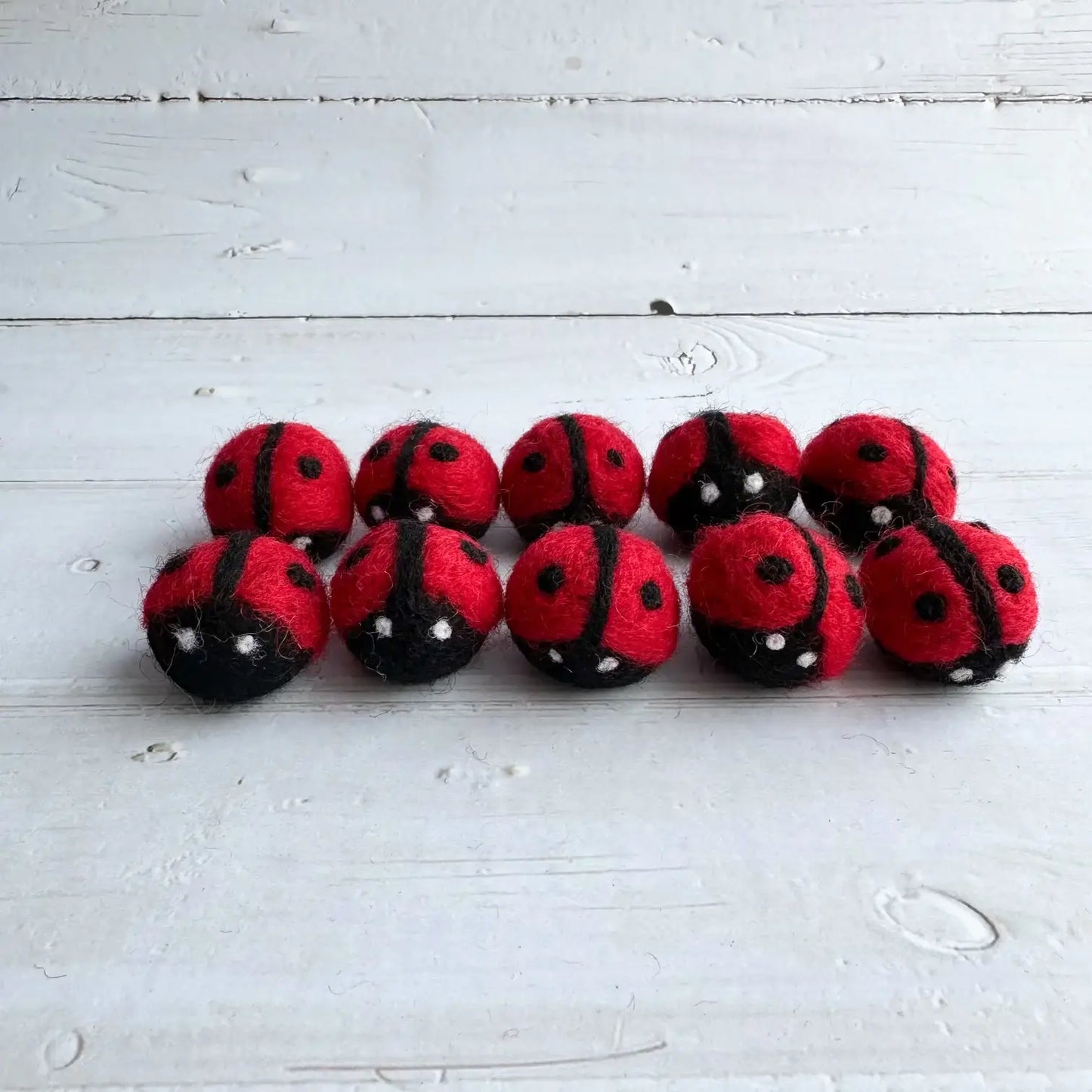 One Felt Ladybugs