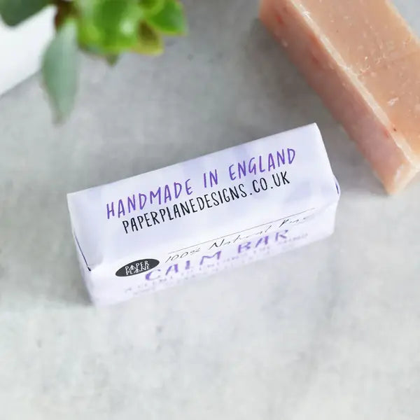 Calm Bar 100% Natural Vegan Rose Geranium Soap