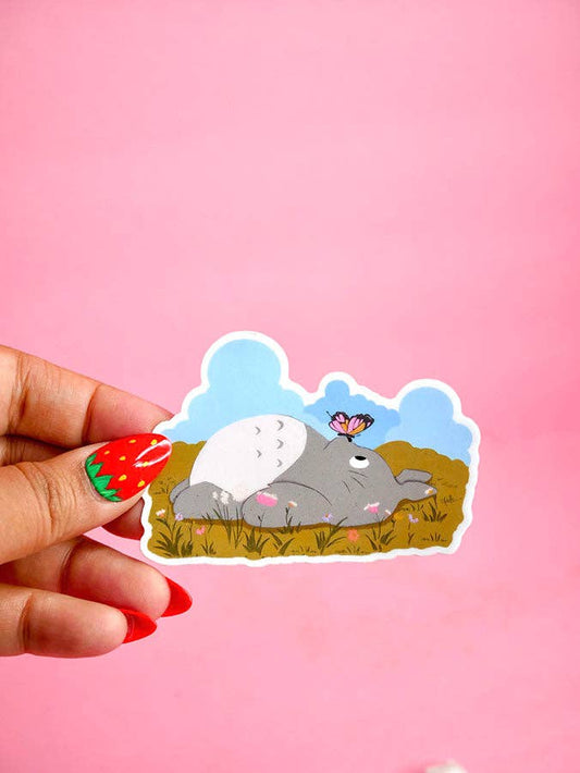 Totoro Springtime Sticker