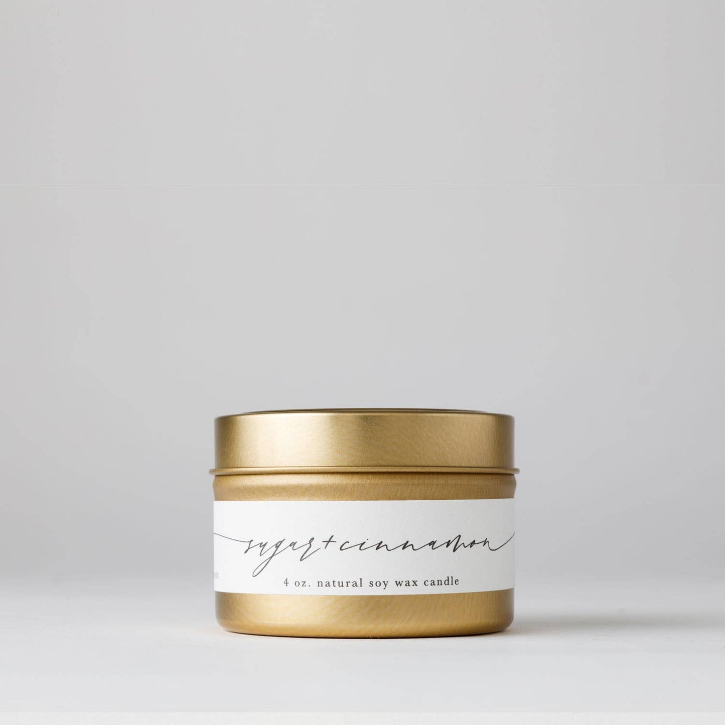 Sugar + Cinnamon : Tin Soy Candle ( Holiday Christmas )