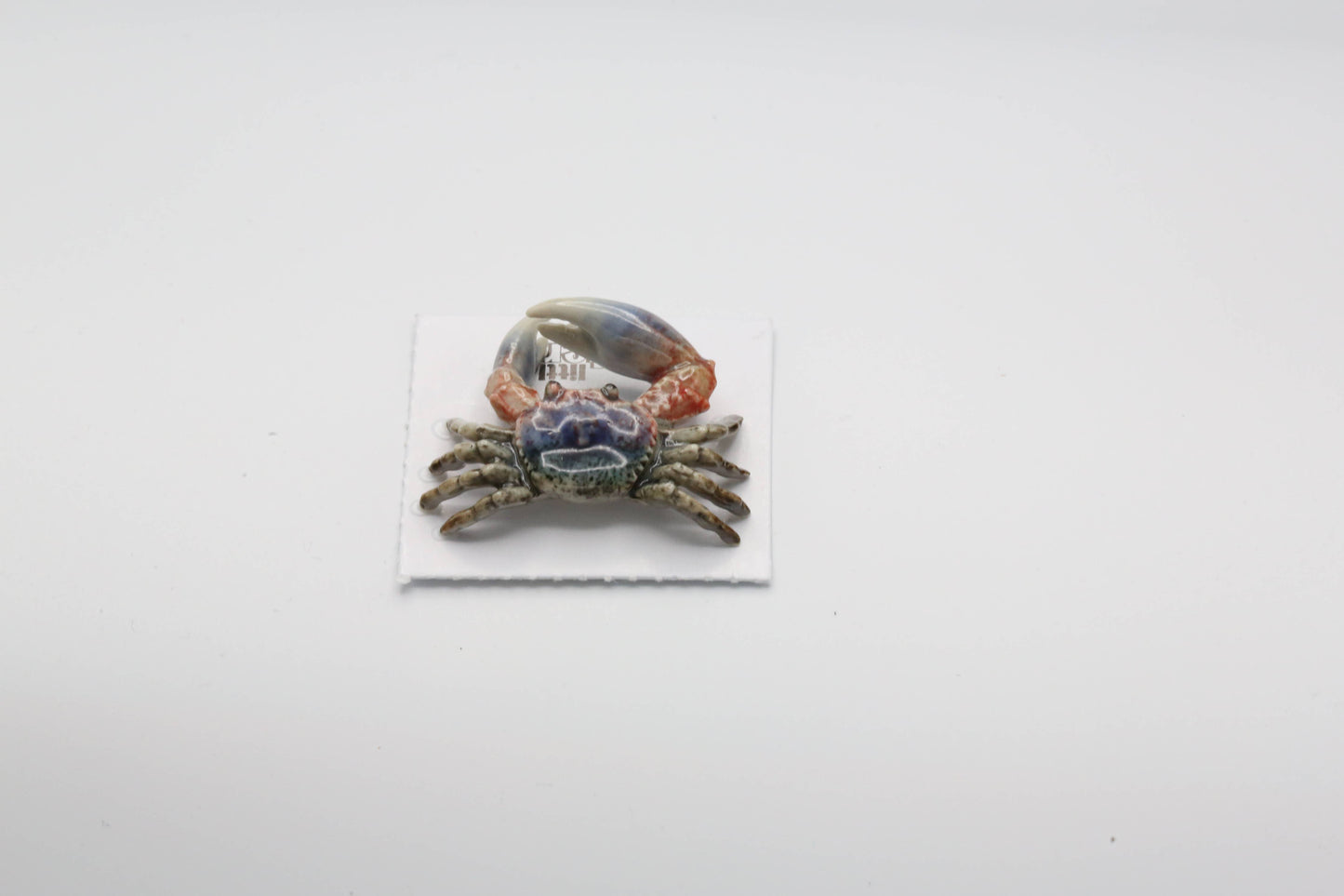 Claw Fiddler Crab Porcelain Miniature