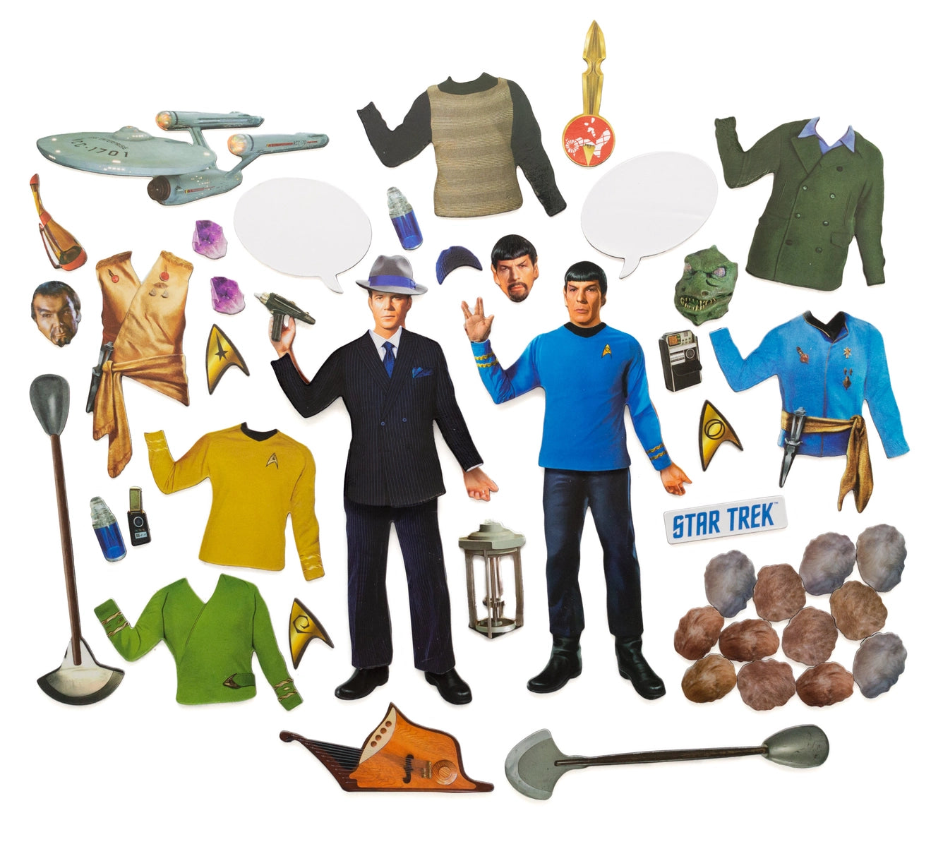 Star Trek Dress Up Magnetic Set