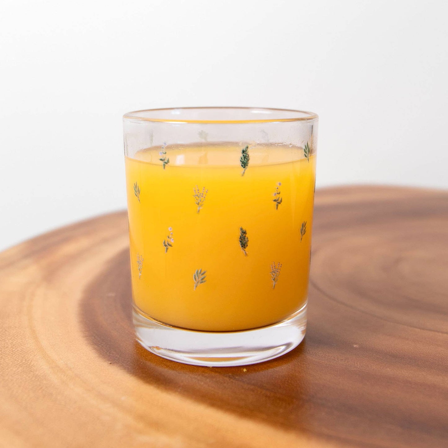 Tiny Herbs Short Juice Glass