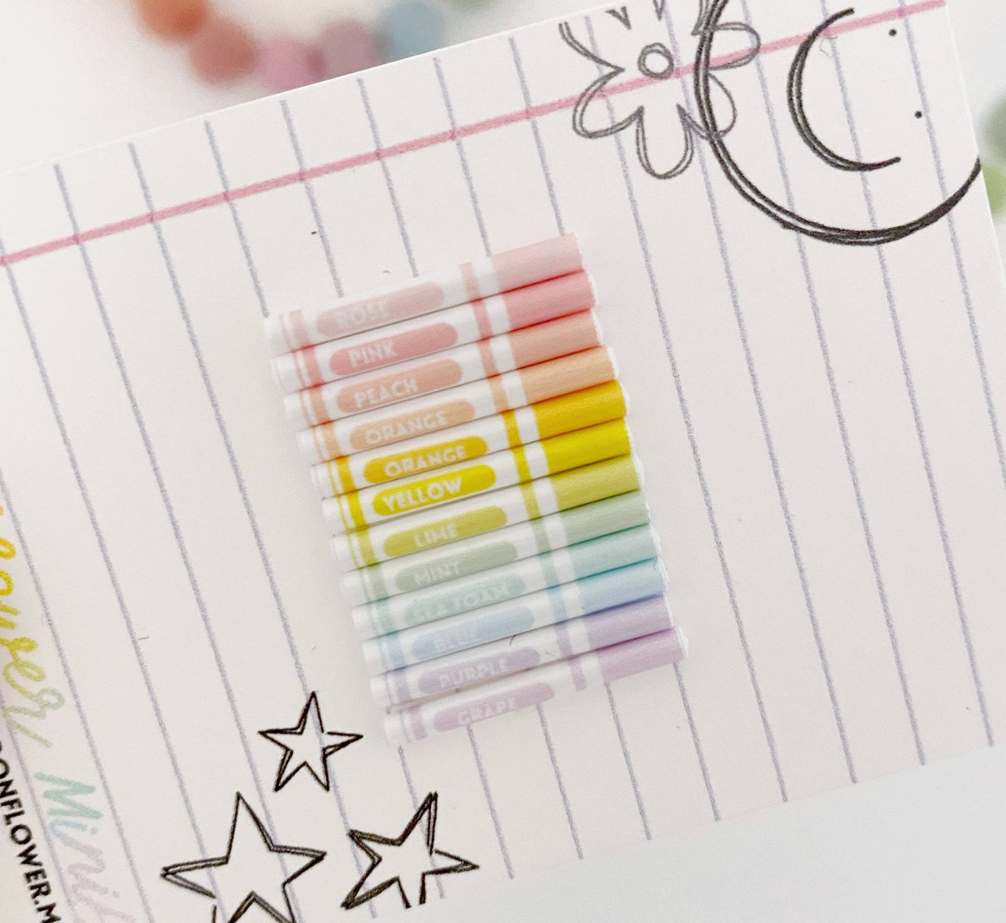 Miniature Fine Point Markers.