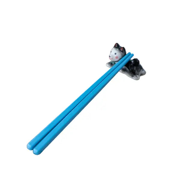 Shiba Inu Porcelain Chopsticks Rest 2"L