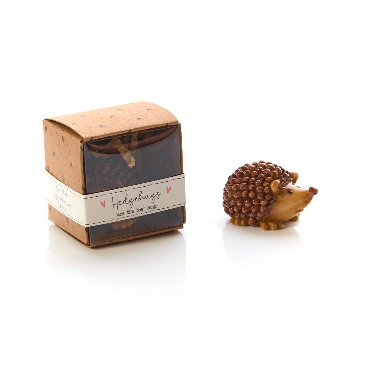 Tiny World Hedgehog Resin Keepsake Ornament With Gift Box **