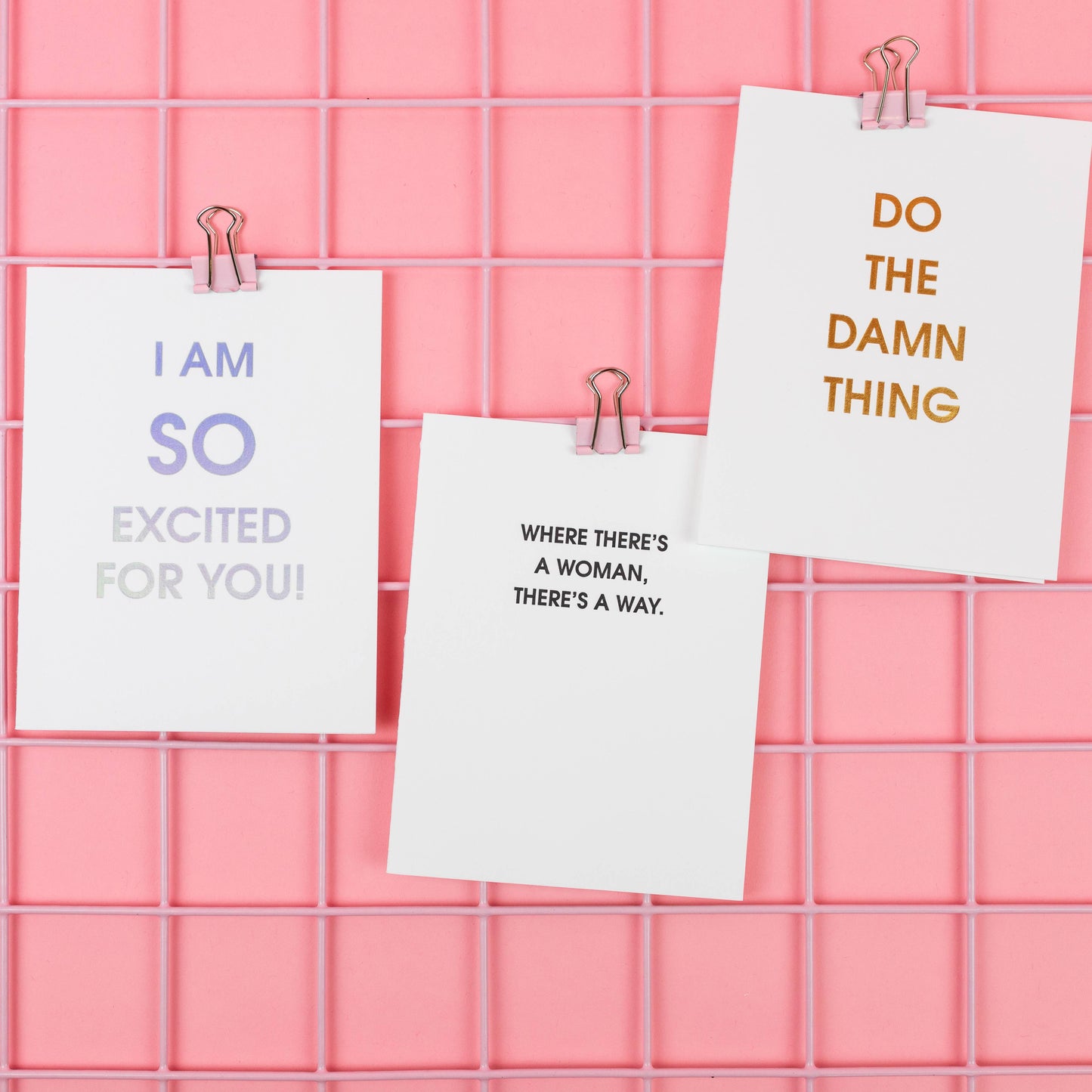 So Excited For You Letterpress Greeting Card