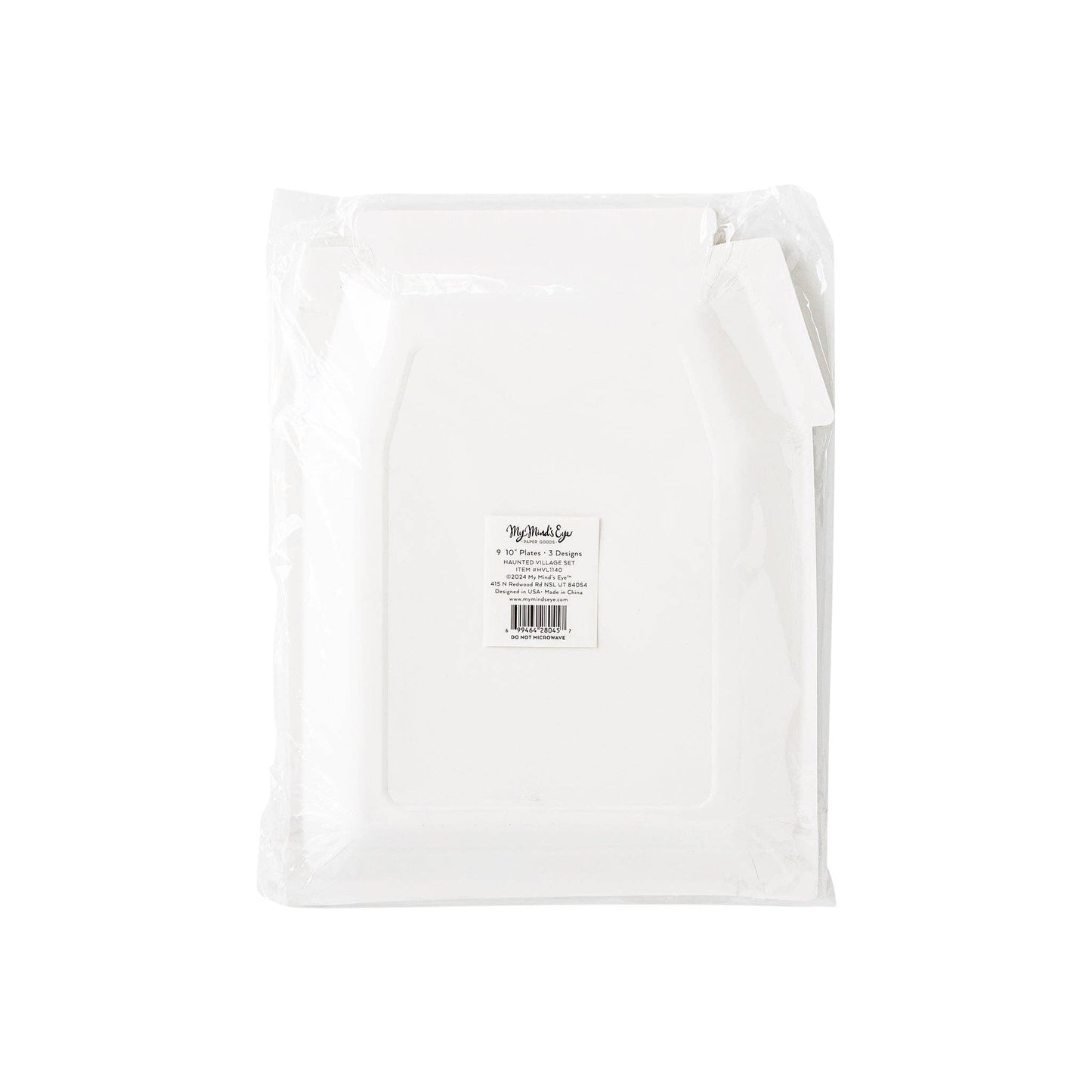 HVL1140 - Haunted House Shaped Plate Set
