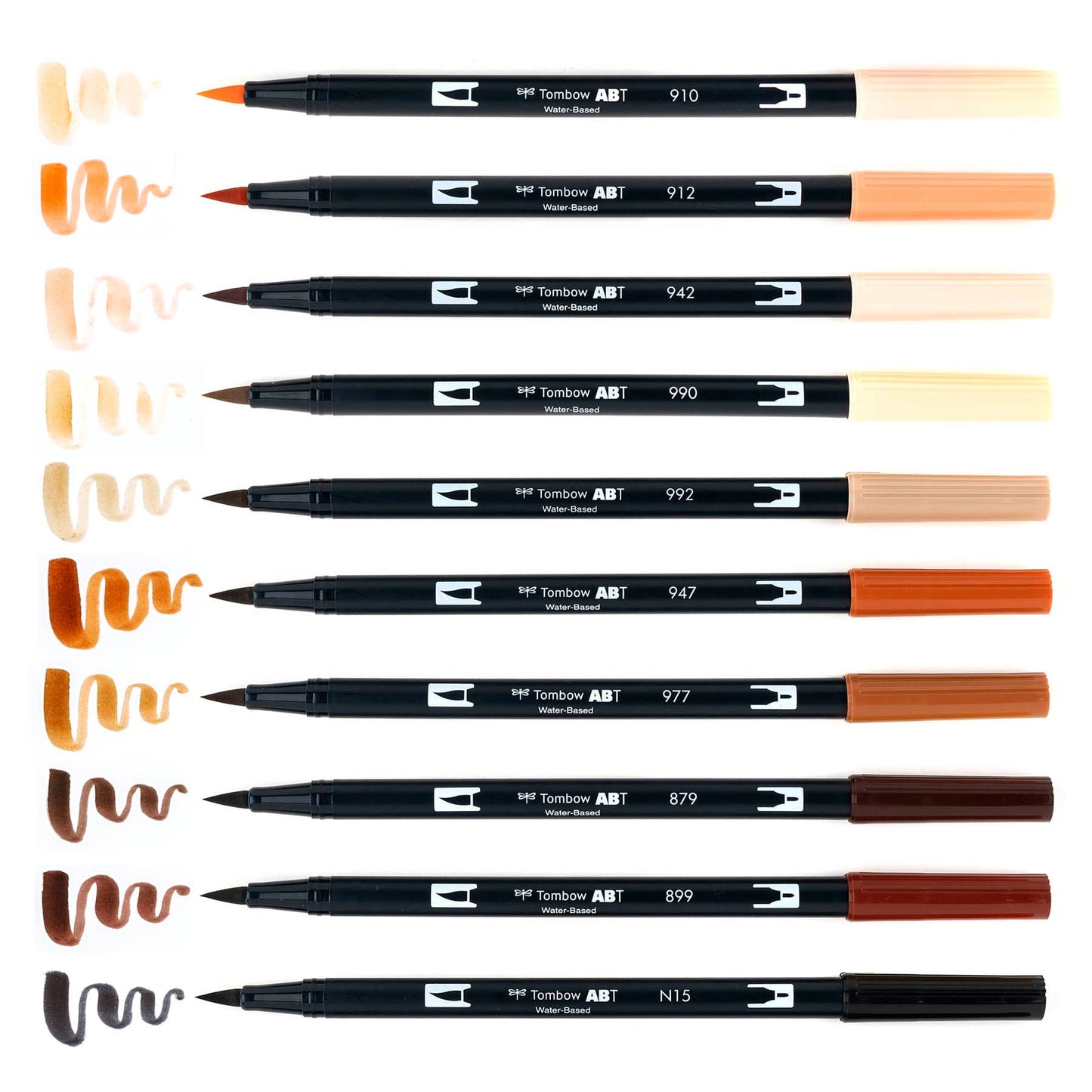 Dual Brush Pen Art Markers: Portrait - 10 Pack