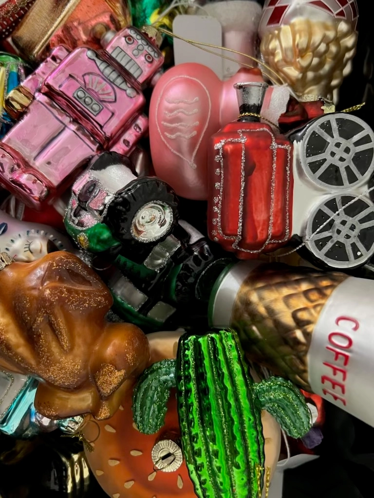 Alien, Handmade Outer Space Vintage Christmas Tree Ornament