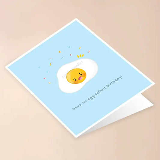 Have An Egg-Cellent Birthday! Birthday Card