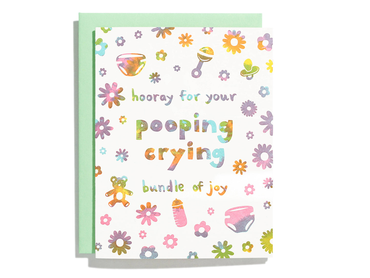 Bundle Of Joy - Letterpress Greeting Card