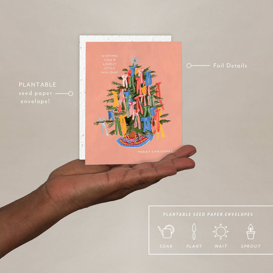 Christmas Bows - Holiday Card