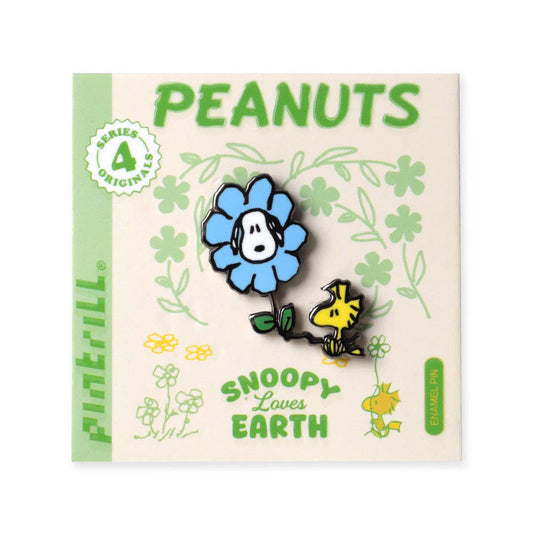 Woodstock Blue Flower Snoopy