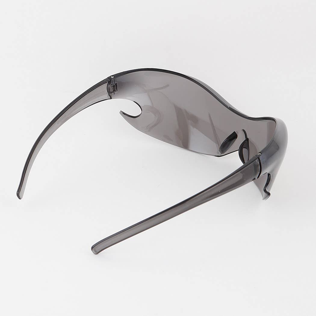 Curved Flame Shield Sunglasses