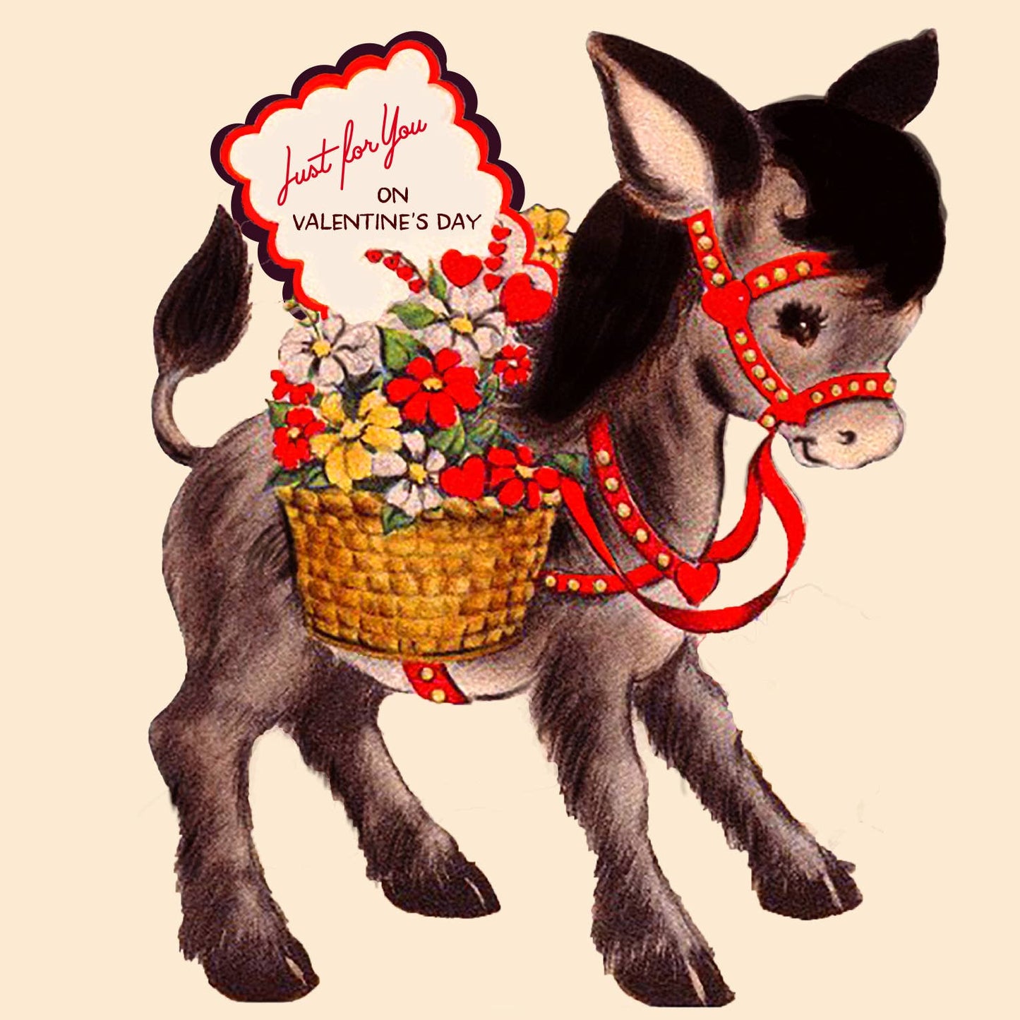 A LITTLE ASS! valentine card