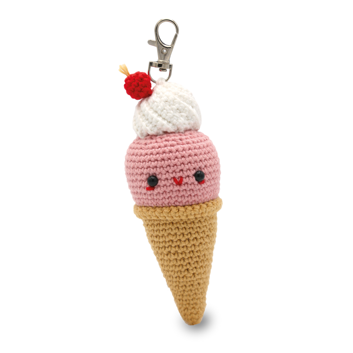 DIY Crochet Kit - Ice Cream Bag Charm