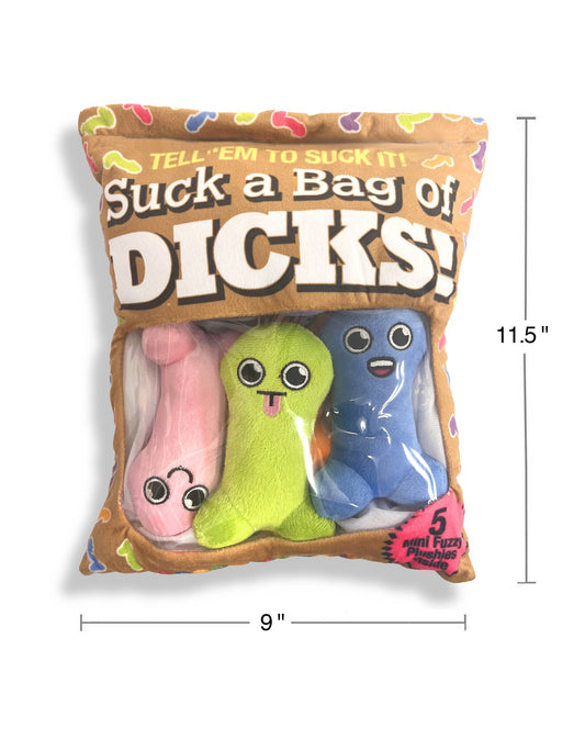 Suck a Bag of Dicks Plushy Pillows