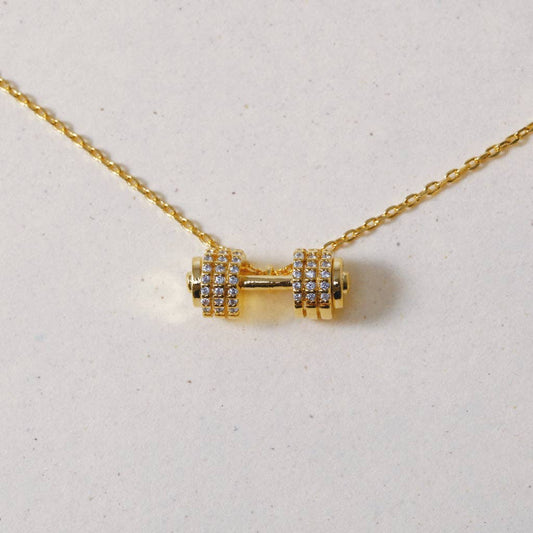 Power Dumbell, necklace
