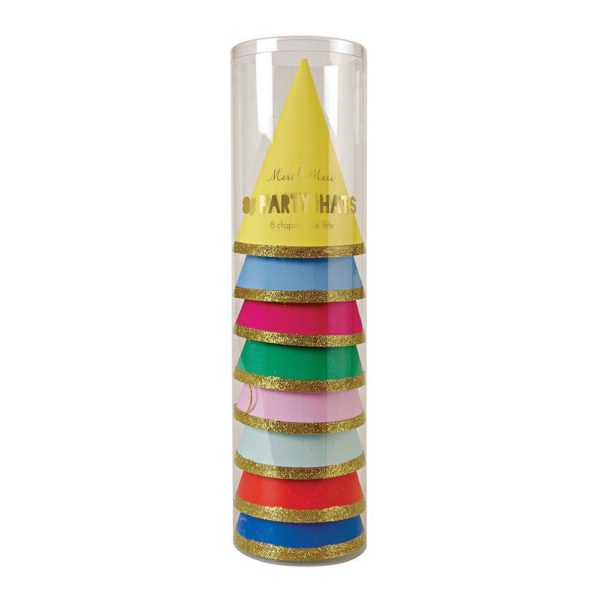 Meri Meri – Happy Birthday Party Hats S/8
