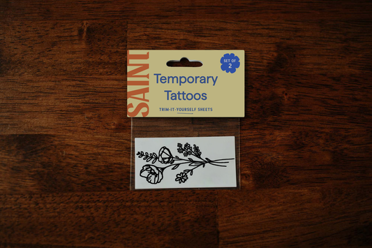 Wildflower Temporary Tattoos