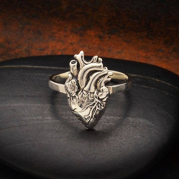 Sterling Silver or Bronze Adjustable Stingray Ring