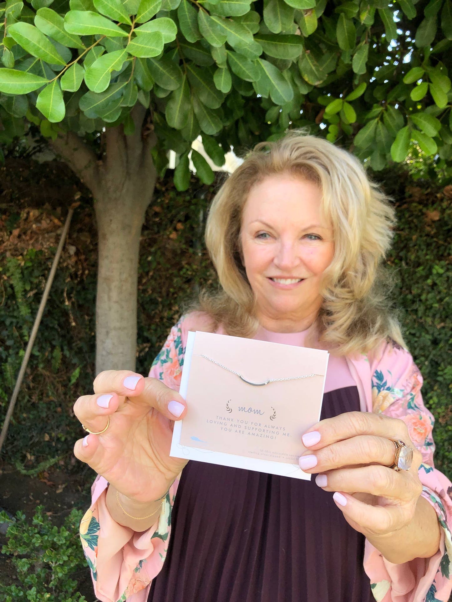 Best Day Ever Necklace + card/env - Mother of Bride