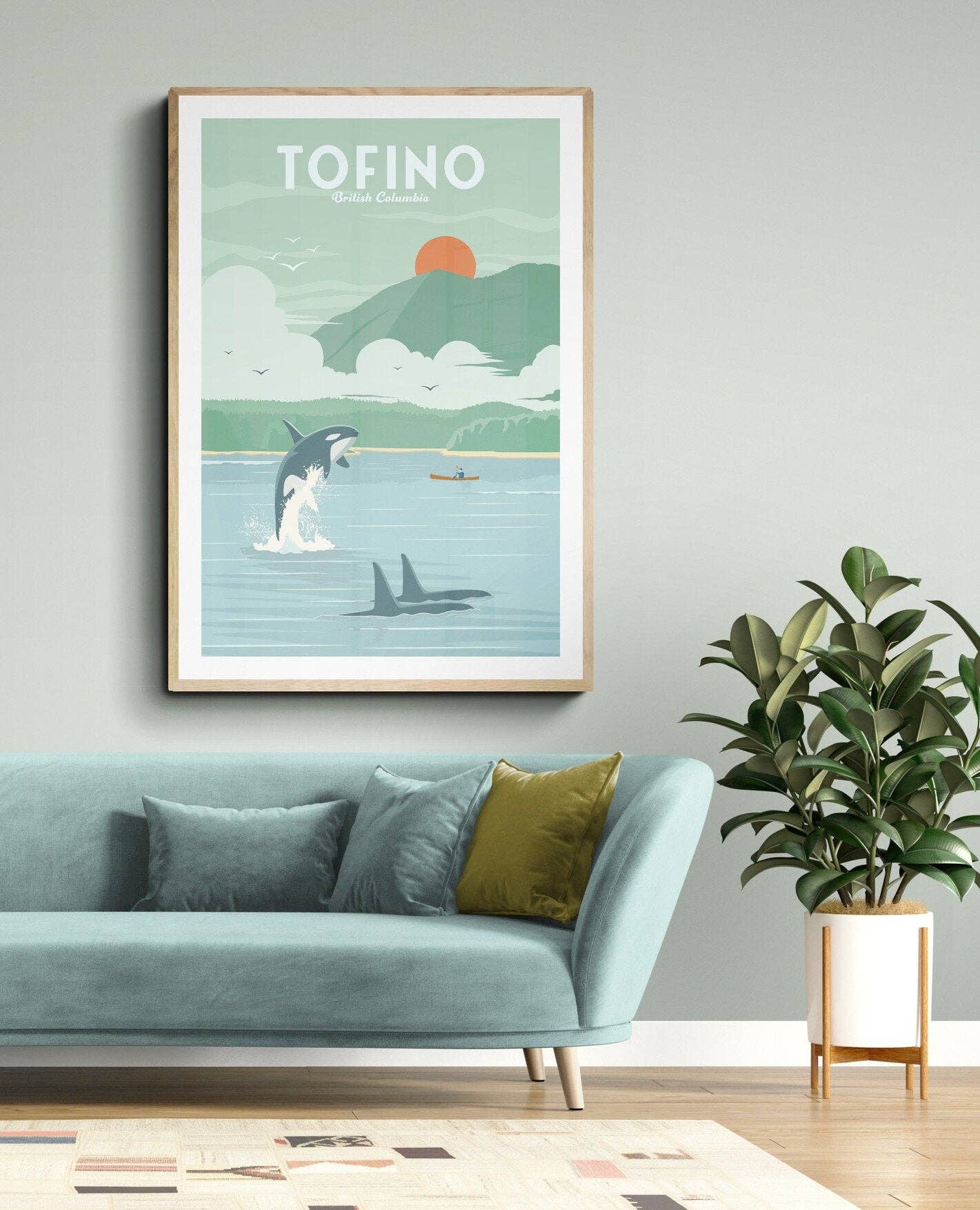 TOFINO POSTER - WHALE EDITION