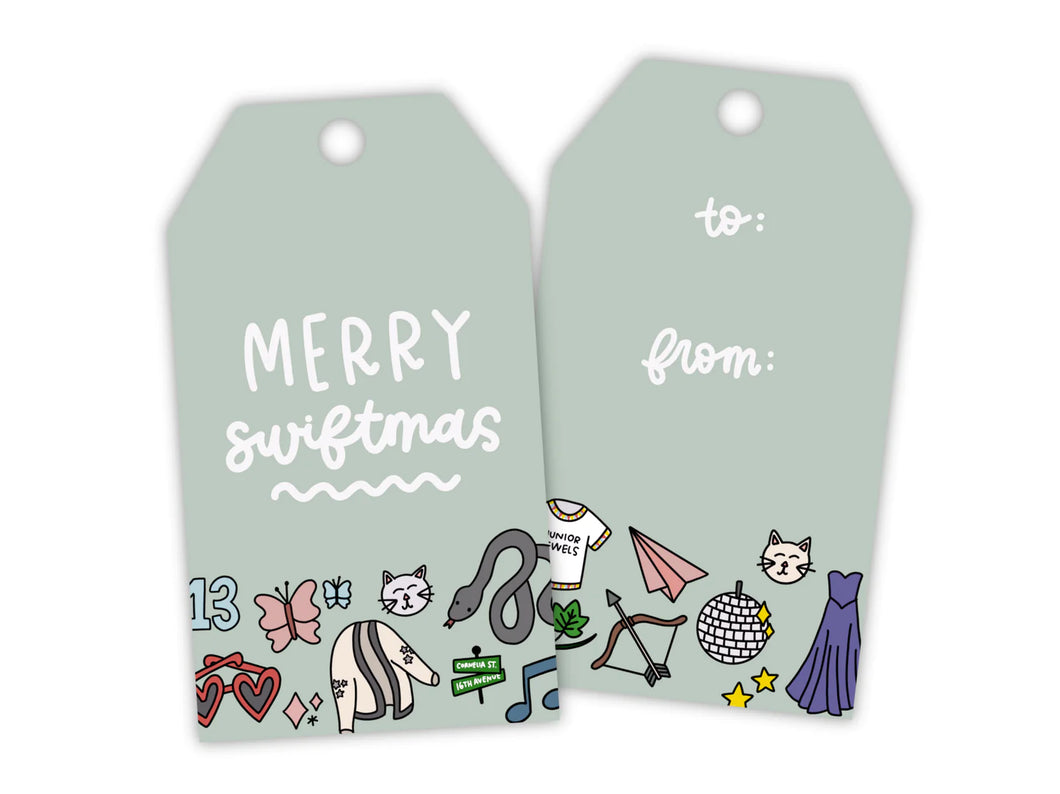 Merry Swiftmas Gift Tags | Taylor Swift Gift Wrap