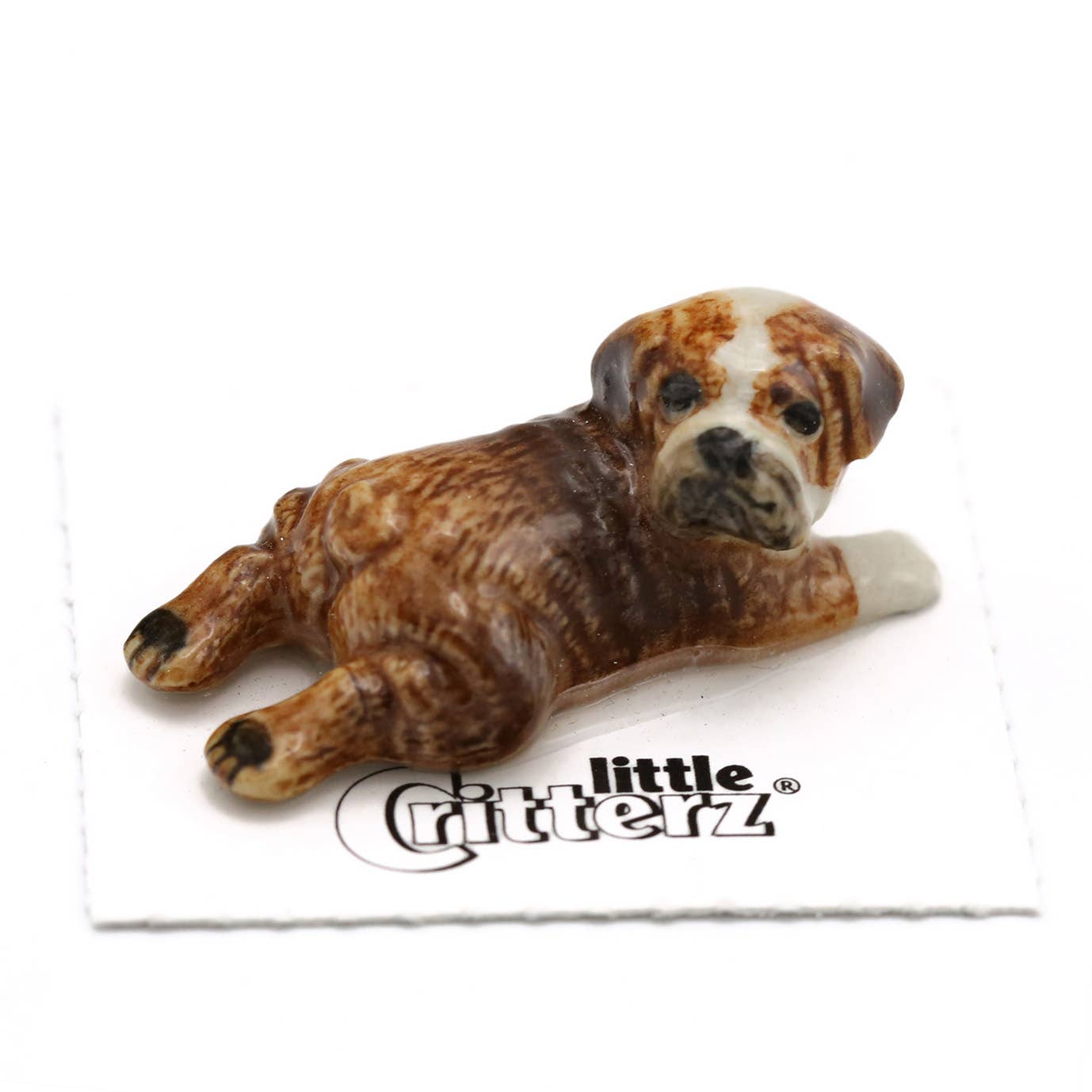 Winston British Bulldog Porcelain Miniature
