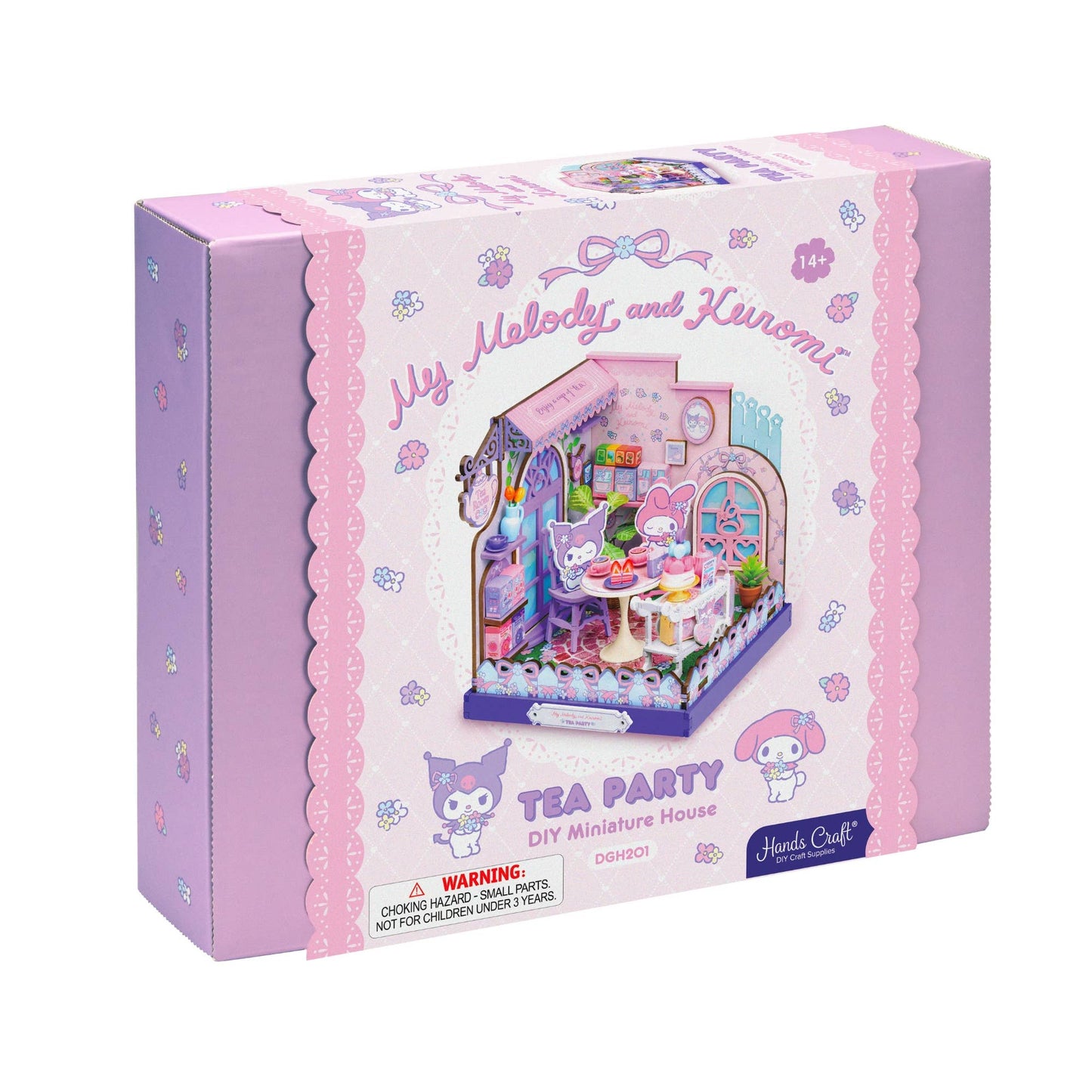 My Melody and Kuromi Tea Party - DIY Miniature House Kit