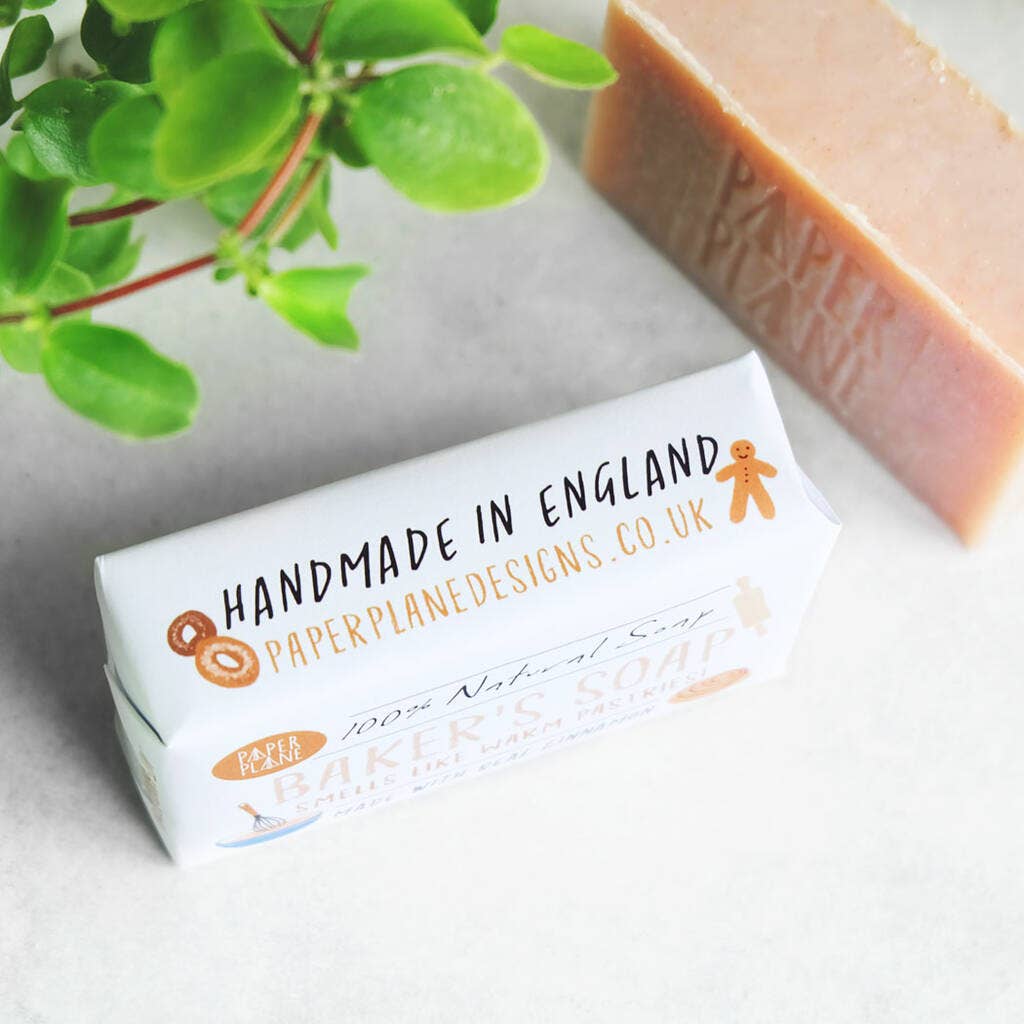 100% Natural Vegan Baker's Soap Bar