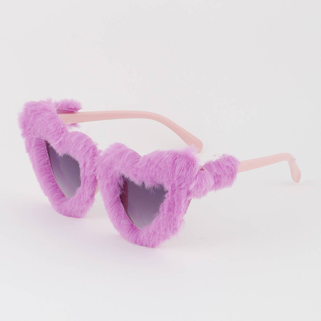 Fur Heart Sunglasses