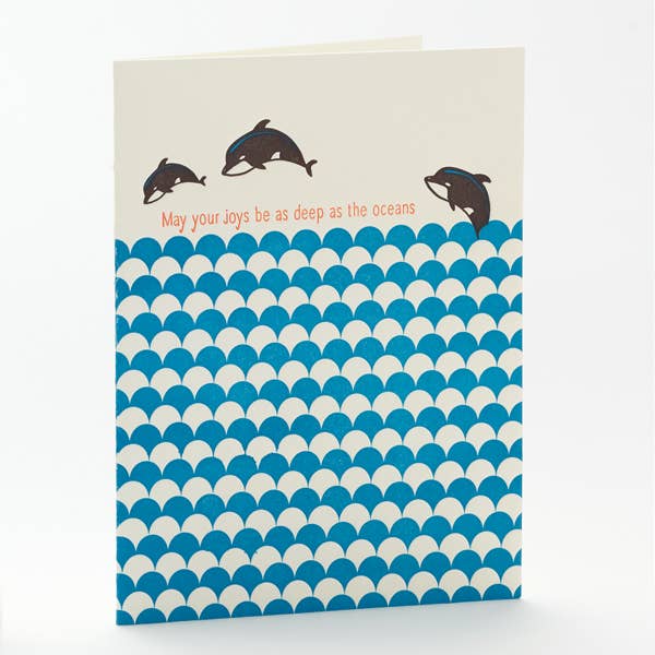 Orcas, Joy as Deep as the Ocean A2 Card